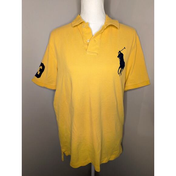 Polo by Ralph Lauren Other - Polo Ralph Lauren Big Pony Polo Shirt Medium Yellow Classic Fit